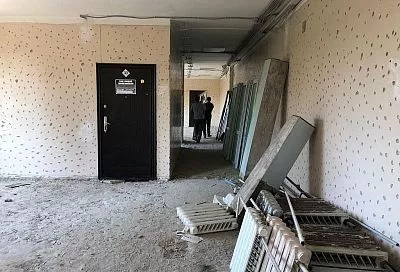 В Кропоткине капитально ремонтируют городскую поликлинику