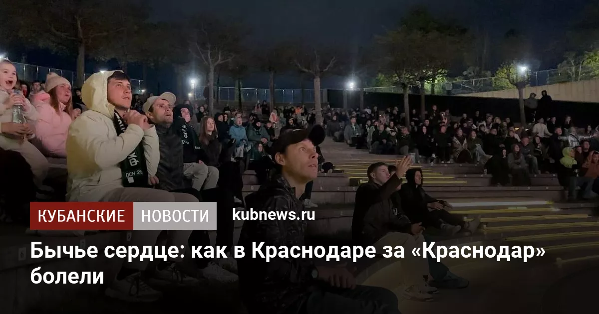 Бычье сердце: как в Краснодаре за «Краснодар» болели
