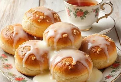 Булочки, которые тают во рту: секрет нежности — в молочной заливке