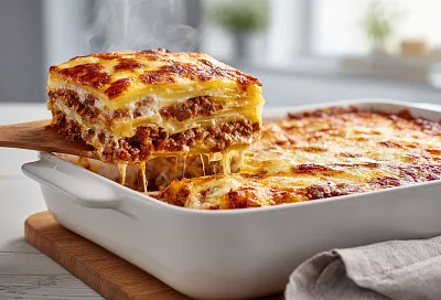 Запеканка с картофелем и фаршем — очень вкусно и сочно, и готовится без хлопот