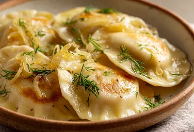 Вареники с печёнкой: нежное заварное тесто и сочная начинка