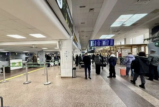 Аэропорт Краснодара работает в штатном режиме