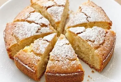 Воздушный  кекс на кефире. Старый, добрый рецепт, просто и без миксера