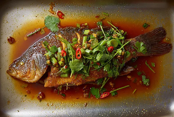 Маринованные караси по-азиатски: остро, сладко и пряно