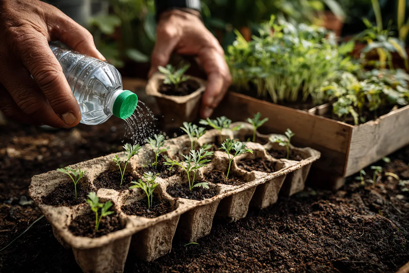 Посев мелких семян без боли в спине + капельный полив за 0 рублей