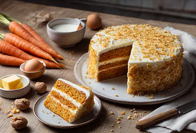 Взбиваю яйца, добавляю морковь — и за 20 минут получаю коржи для «зайки», который никто не угадает