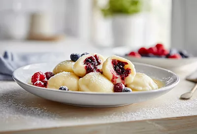 Ленивые вареники с начинкой: нежнейшие, тают во рту и готовятся за минуты