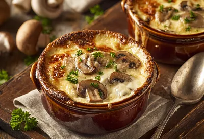 Невероятно сочный жюльен из шампиньонов: нарезала грибы особым способом, и вся влага осталась внутри