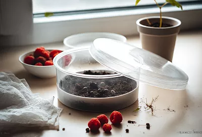 Замораживаю малину, отмываю семечки — и через полтора месяца получаю свои кустики!