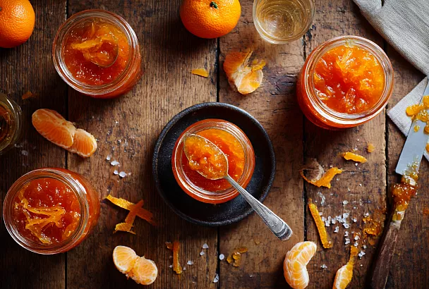 Итальянское мандариновое варенье без отходов и лишней воды