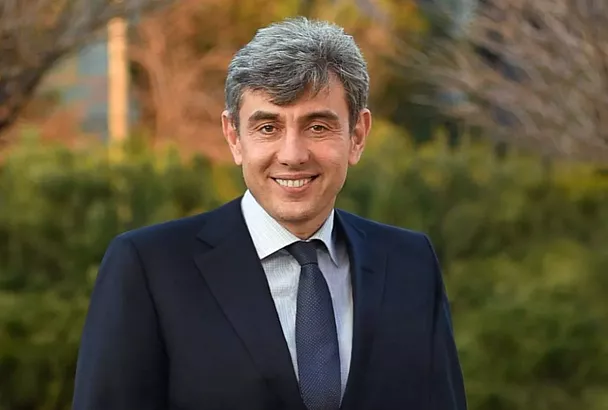 Мэр Краснодара Евгений Наумов поздравил Сергея Галицкого с днем рождения 