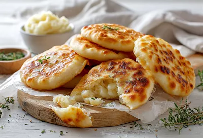 Жарю армянские пирожки с картошкой: тесто нежное как пух, а корочка хрустит весь вечер