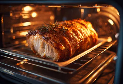 Сочная свиная грудинка в духовке: самый простой маринад