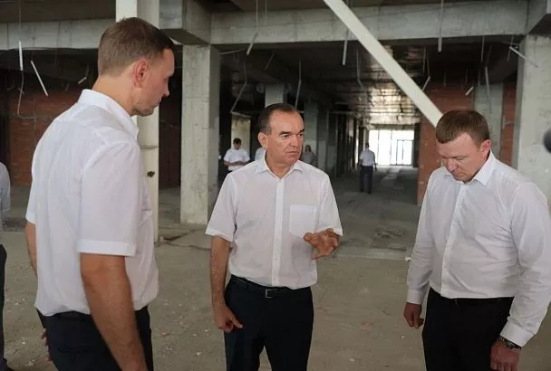 Вениамин Кондратьев поручил достроить Дворец олимпийских видов спорта «Черноморский» в Новороссийске за три года