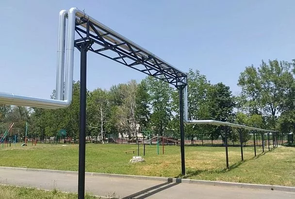 В трех станицах Калининского района обновили теплосети