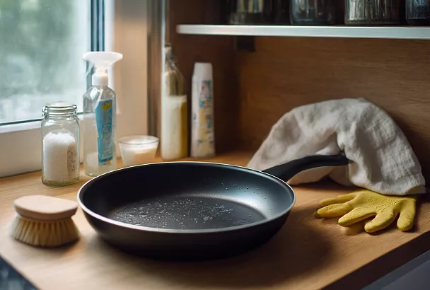 Очистите нагар со сковороды без царапин и химии — проверенный способ за ночь