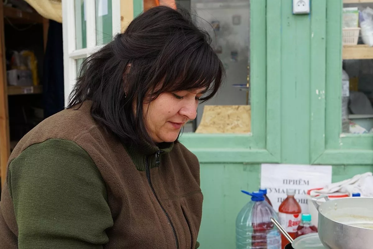 Жительница станицы Варениковской Наталья Шарова. Жительница станицы Варениковской Наталья Шарова.