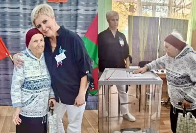 101-летняя жительница Кубани сама пришла на избирательный участок и проголосовала