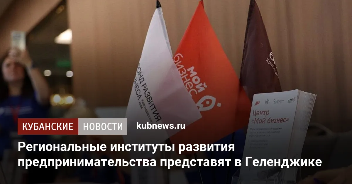 Региональные институты развития предпринимательства представят в Геленджике