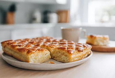 Едим армянскую гату — не оторваться: такая рассыпчатая, нежная, с ванильной начинкой 