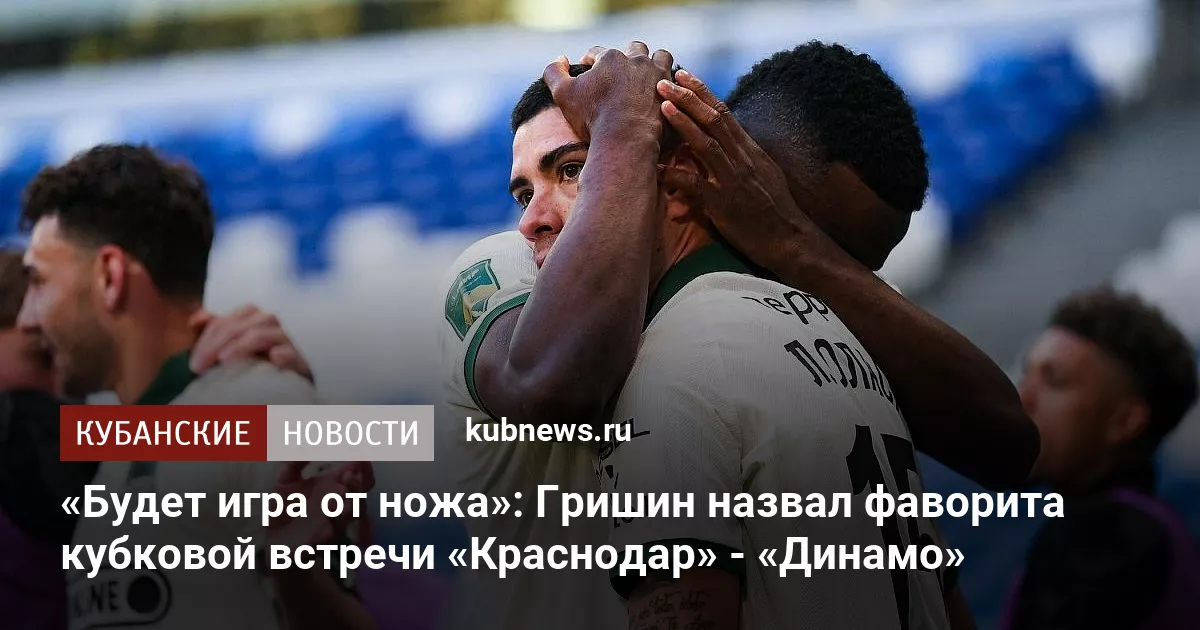 «Будет игра от ножа»: Гришин назвал фаворита кубковой встречи «Краснодар» - «Динамо»
