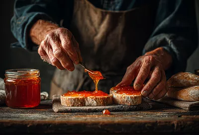 Янтарное яблочное повидло: густое, ароматное и идеально для выпечки
