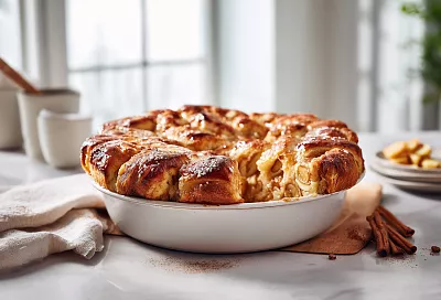 Красивейший дрожжевой пирог с яблоками – мягкий, как пух, и выглядит празднично без лишних усилий