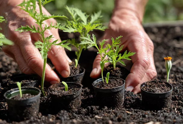 Бархатцы — идеальные компаньоны для огорода: красота + защита от вредителей