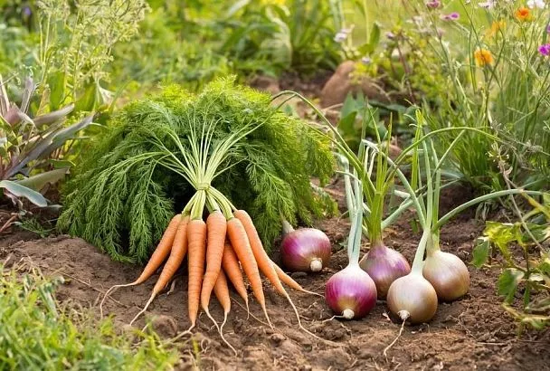 Морковь и лук: классическое огородное соседство – гарантия урожая