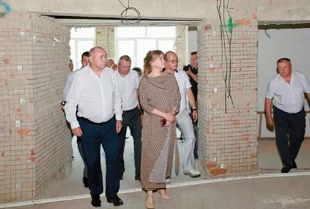 В хуторе Ханьков Славянского района завершают строительство Дома культуры