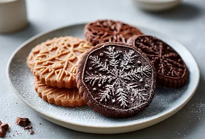 Три самых вкусных новогодних печенья: имбирное, кофейное и миндаль-апельсин