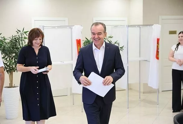 Вениамин Кондратьев проголосовал на выборах губернатора Краснодарского края