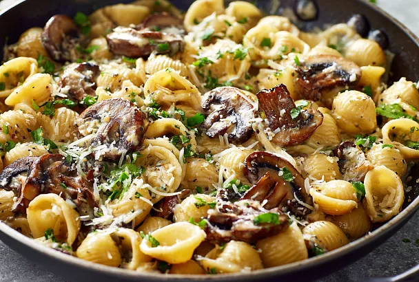 Макароны надо жарить, а не варить: обычные макароны, а на вкус как в самом дорогом ресторане.