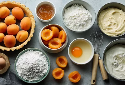 Абрикосовая «ватрушка» на песочном тесте: просто, быстро и очень по-летнему