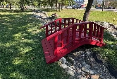 В Славянске-на-Кубани появился японский мостик