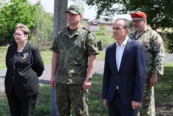 Губернатор Кубани Вениамин Кондратьев посетил финал регионального этапа военно-патриотической игры «Зарница»