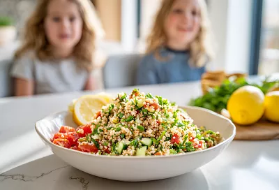 Весенний салат с булгуром: свежий, сочный и очень вкусный на Пасху