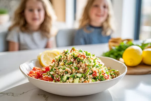 Весенний салат с булгуром: свежий, сочный и очень вкусный на Пасху