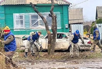Кубанцы помогают в восстановлении курского приграничья