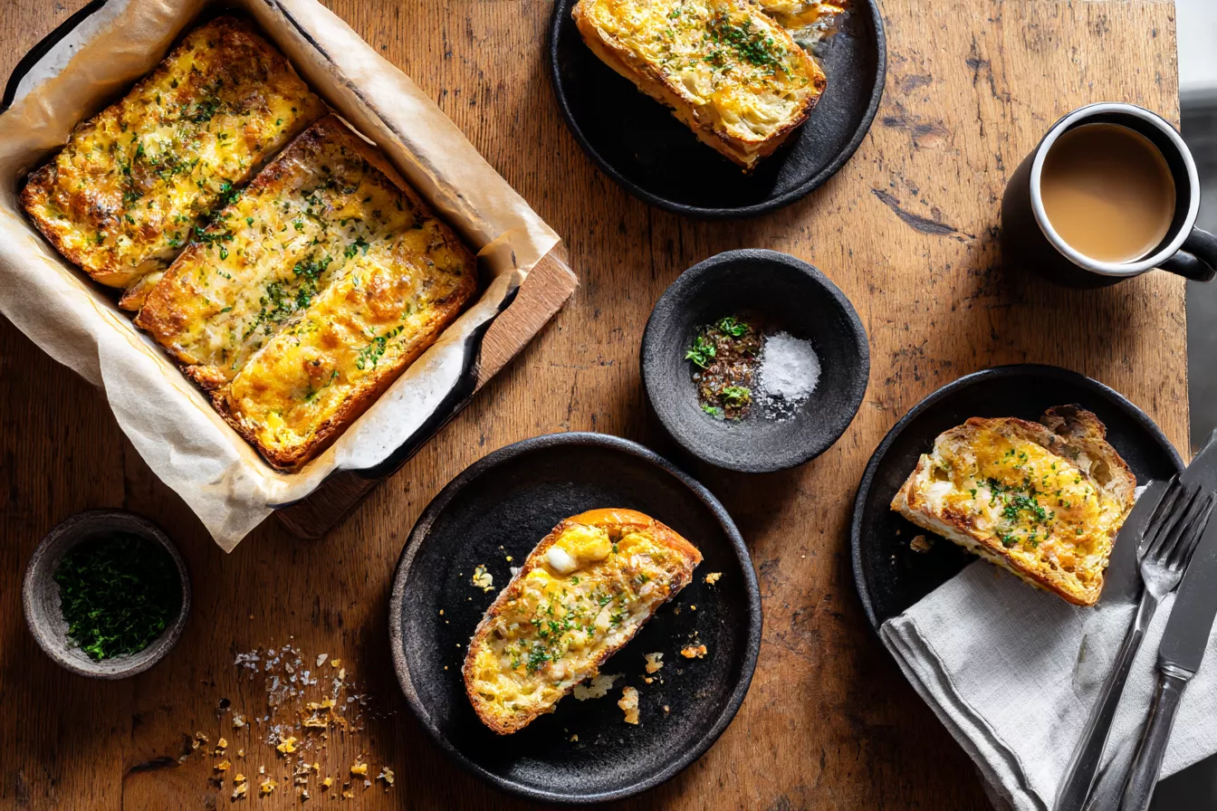 Завтрак из батона и яиц, который выручит за 10 минут