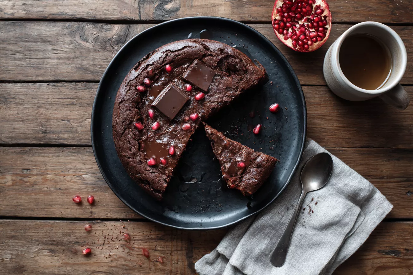Шоколадный брауни из яблока за 3 минуты: без муки, сахара и лишних заморочек в микроволновке