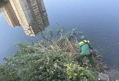 С начала осени в Краснодаре очистили почти 30 тыс. кв. м береговых линий и поверхностей озер