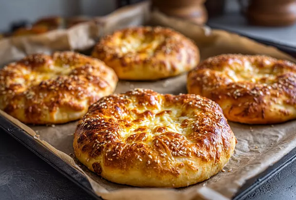 Ленивые хачапури на творожном тесте: без дрожжей, без раскатки и очень быстро