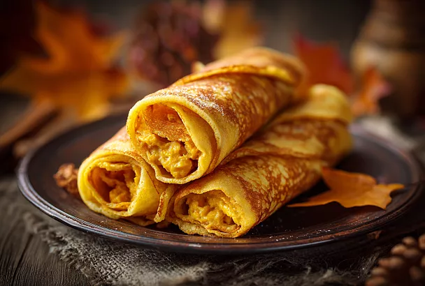 Секреты идеальных блинчиков с тыквой и творогом