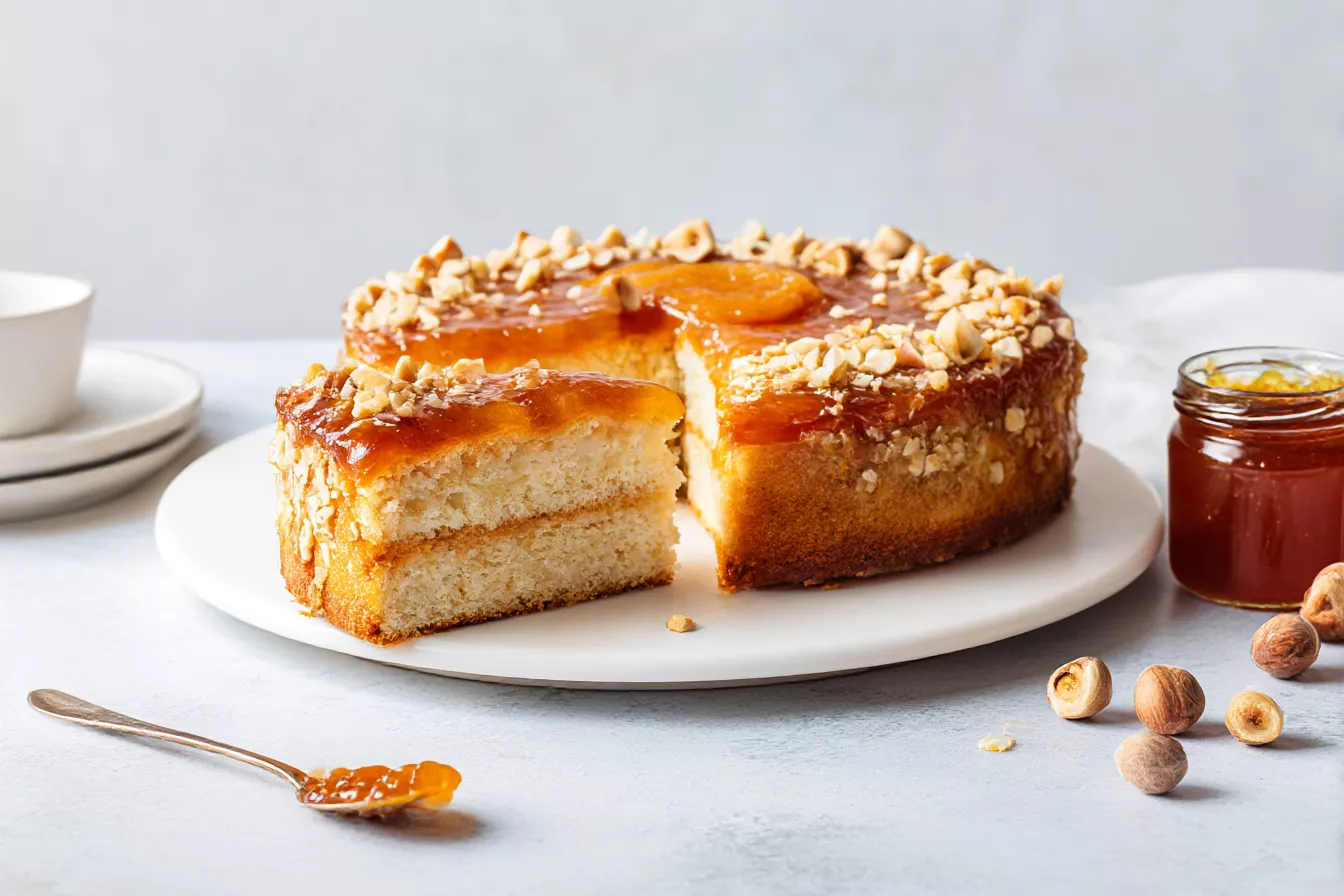 Пирог с повидлом «двойной слой»: начинка не растечётся ни капли