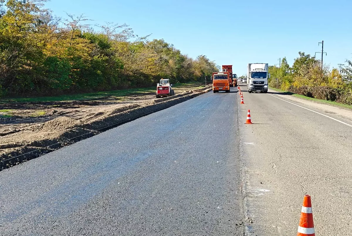 Почти семь километров дороги к Анапе отремонтируют в рамках нацпроекта «Инфраструктура для жизни»