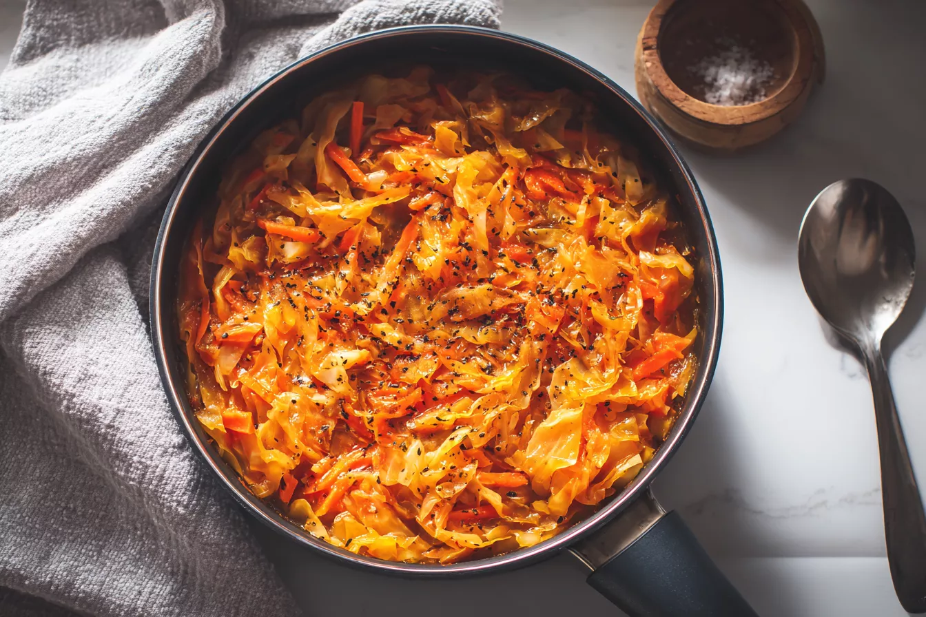 Тушёная капуста простой рецепт с характером