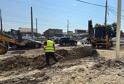 В Краснодаре продолжается масштабный ремонт улицы Калинина