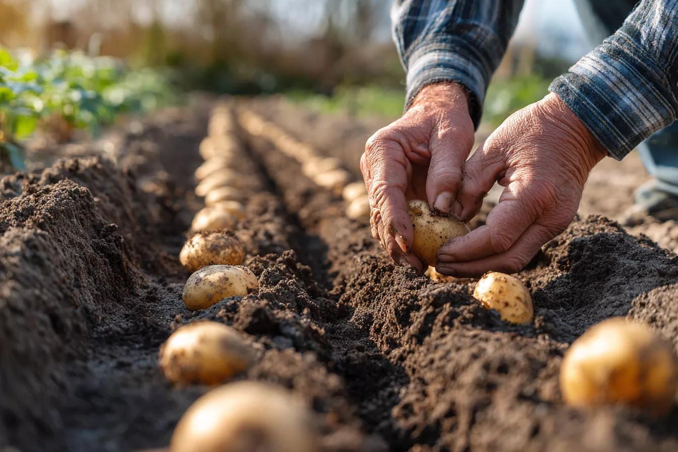 Как правильно посадить картофель весной: проверенная схема для хорошего урожая