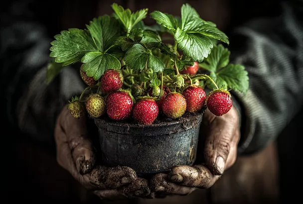 Как из одного куста клубники сделать целую грядку
